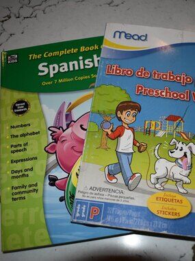 Spanish Pre-K/K/1st Grade Workbook - ELL -English to Spanish Learners
